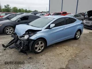 2012 Hyundai Elantra GLS with VIN KMHDH4AEXCU335884, listed as a Copart auction lot 55955465 with 89,773 mi miles and Non repairable. Bid and sale history available at DreamBid. Image 1.