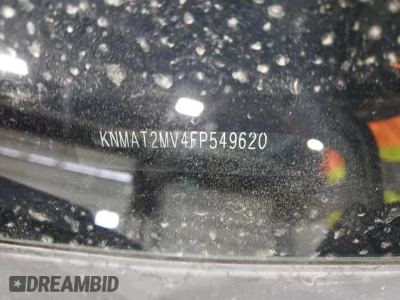 2015 Nissan Rogue SV with VIN KNMAT2MV4FP549620, listed as a Copart auction lot 67777375 with Not provided miles and Salvage title. Bid and sale history available at DreamBid. Image 13.