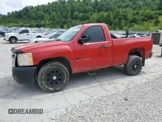 2008 Chevrolet Silverado 1500 Work Truck z VIN 1GCEC14X98Z164459, wystawiony jako Copart lot #59000565 z przebiegiem 204 668 mil mil oraz Szkoda całkowita • Salvage title. Historia ofert i sprzedaży dostępna na DreamBid. Obrazek 1.
