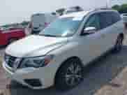 2018 Nissan Pathfinder SL with VIN 5N1DR2MNXJC614719, listed as a IAAI auction lot 42480928 with 143,840 mi miles and . Bid and sale history available at DreamBid. Image 2.