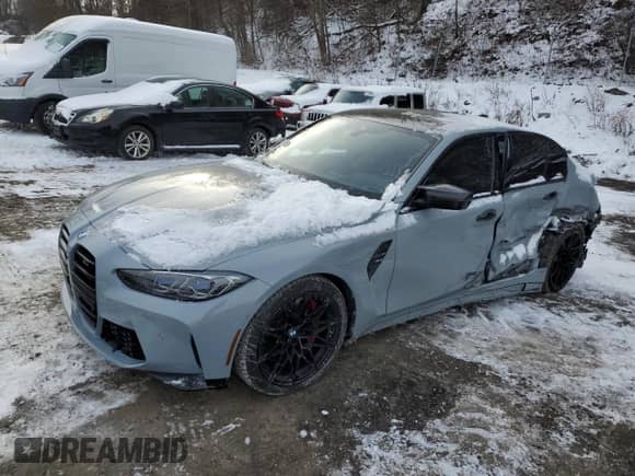 2021 BMW M3 с VIN WBS53AY01MFL20155, выставлен на аукционе Copart как лот 88773105 с пробегом 48 612 миль миль и Списание • Salvage title. История ставок и продаж доступна на DreamBid. Изображение 1.