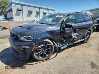 2023 Dodge Durango GT Plus with VIN 1C4RDHDG5PC672176, listed as a Copart auction lot 69155445 with 20,508 mi miles and Salvage title. Bid and sale history available at DreamBid. Image 1.