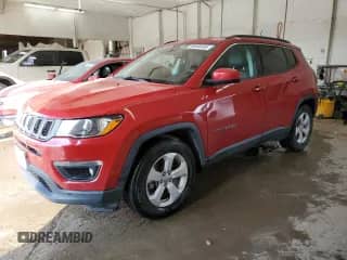 2019 Jeep Compass Altitude with VIN 3C4NJCBB2KT616176, listed as a Copart auction lot 80668455 with 73,518 mi miles and Salvage title. Bid and sale history available at DreamBid. Image 1.