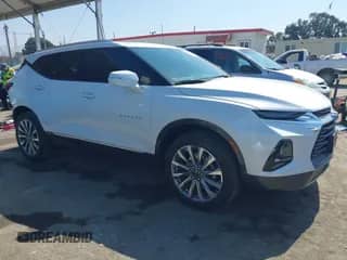 2022 Chevrolet Blazer Premier with VIN 3GNKBLR40NS232924, listed as a IAAI auction lot 42403996 with 20,381 mi miles and . Bid and sale history available at DreamBid. Image 1.