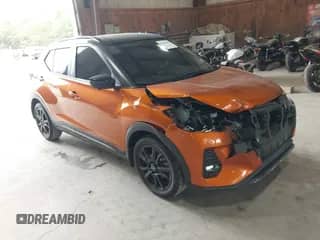 2024 Nissan Kicks SR with VIN 3N1CP5DVXRL537411, listed as a IAAI auction lot 43146445 with 15,740 mi miles and . Bid and sale history available at DreamBid. Image 1.