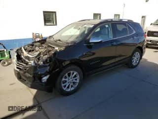 2018 Chevrolet Equinox Premier with VIN 2GNAXVEVXJ6204967, listed as a Copart auction lot 71840325 with 80,798 mi miles and Salvage title. Bid and sale history available at DreamBid. Image 1.