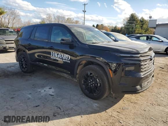 2024 Chevrolet Traverse AWD LS with VIN 1GNEVEKS7RJ182183, listed as a Copart auction lot 78664764 with 6,330 mi miles and Salvage title. Bid and sale history available at DreamBid. Image 4.