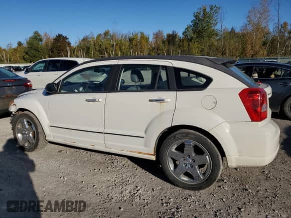 2007 Dodge Caliber R/T with VIN 1B3HB78K27D305631, listed as a Copart auction lot 81830255 with 46,859 mi miles and Salvage title. Bid and sale history available at DreamBid. Image 2.