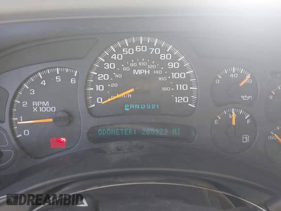 2005 Chevrolet Suburban LT с VIN 3GNEC16Z65G237353, выставлен на аукционе IAAI как лот 43572309 с пробегом 205 929 миль миль и . История ставок и продаж доступна на DreamBid. Изображение 7.