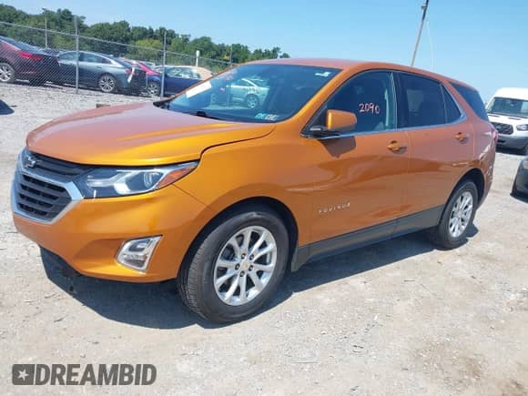 2019 Chevrolet Equinox LT with VIN 2GNAXUEV6K6146870, listed as a IAAI auction lot 42892090 with 70,390 mi miles and . Bid and sale history available at DreamBid. Image 2.