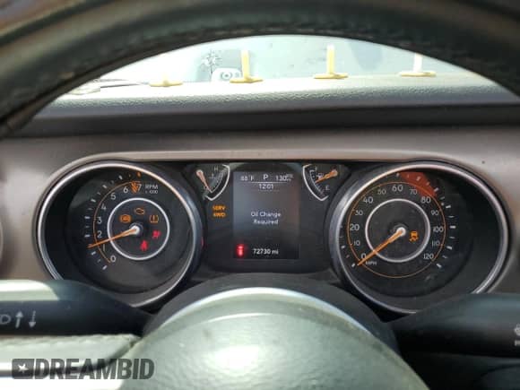 2018 Jeep Wrangler Sport with VIN 1C4GJXAG0JW152732, listed as a Copart auction lot 81301625 with 72,730 mi miles and Salvage title. Bid and sale history available at DreamBid. Image 9.