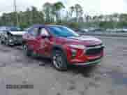 2025 Chevrolet Trax LT with VIN KL77LHEP4SC254755, listed as a IAAI auction lot 43366560 with 3,396 mi miles and . Bid and sale history available at DreamBid. Image 1.