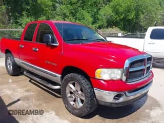 2005 Dodge 1500 SLT with VIN 1D7HA18N65J506400, listed as a IAAI auction lot 41980142 with 196,921 mi miles and . Bid and sale history available at DreamBid. Image 1.