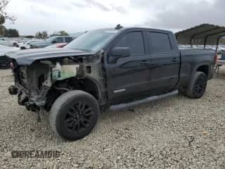 2021 GMC Sierra 1500 Elevation with VIN 3GTU9CET3MG457950, listed as a Copart auction lot 80909915 with 67,366 mi miles and Salvage title. Bid and sale history available at DreamBid. Image 1.
