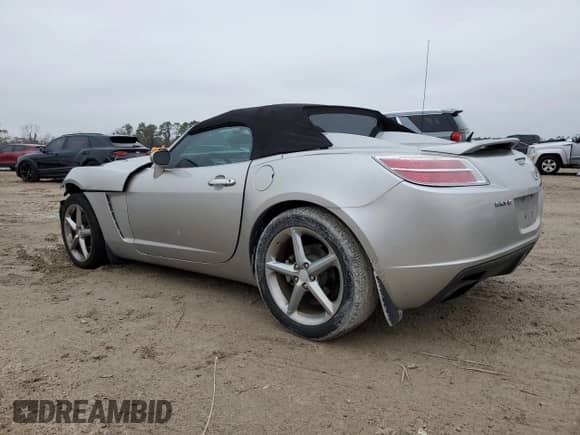 2008 Saturn Sky Red Line with VIN 1G8MF35X88Y125956, listed as a Copart auction lot 42546805 with 46,208 mi miles and Salvage title. Bid and sale history available at DreamBid. Image 2.
