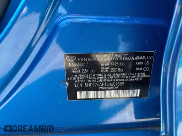 2018 Hyundai Sonata SE z VIN 5NPE24AF4JH609509, wystawiony jako Copart lot #90923715 z przebiegiem 143 475 mil mil oraz Czysty tytuł • Clean title. Historia ofert i sprzedaży dostępna na DreamBid. Obrazek 10.