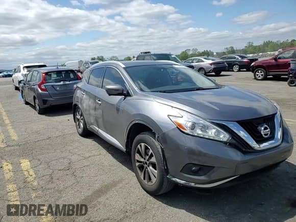 2016 Nissan Murano SL with VIN 5N1AZ2MG8GN144479, listed as a Copart auction lot 57489915 with 128,977 mi miles and Salvage title. Bid and sale history available at DreamBid. Image 14.