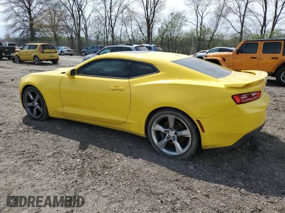 2018 Chevrolet Camaro 1SS with VIN 1G1FF1R72J0141239, listed as a Copart auction lot 53430695 with 81,712 mi miles and Salvage title. Bid and sale history available at DreamBid. Image 2.