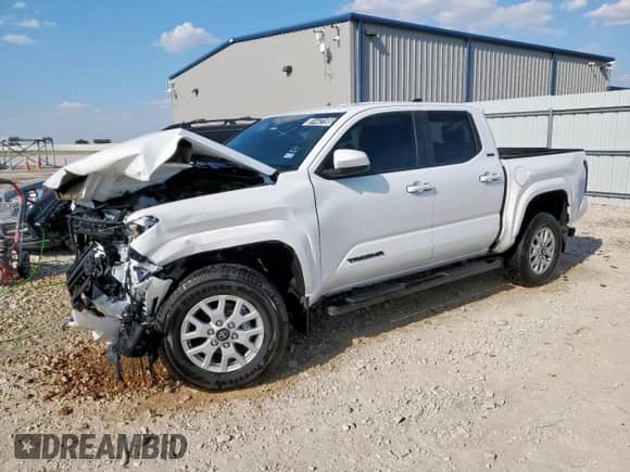 2024 Toyota Tacoma SR5 with VIN 3TMKB5FN9RM012984, listed as a Copart auction lot 81443195 with 16,677 mi miles and Clean title. Bid and sale history available at DreamBid. Image 1.