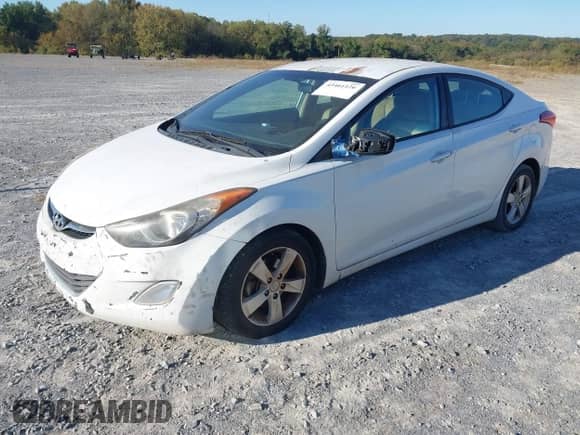 2013 Hyundai Elantra GLS with VIN 5NPDH4AE1DH325048, listed as a IAAI auction lot 43461126 with 324,599 mi miles and . Bid and sale history available at DreamBid. Image 2.