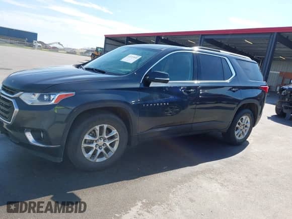 2018 Chevrolet Traverse LT Cloth with VIN 1GNEVGKW1JJ216797, listed as a IAAI auction lot 43323530 with 128,540 mi miles and . Bid and sale history available at DreamBid. Image 14.