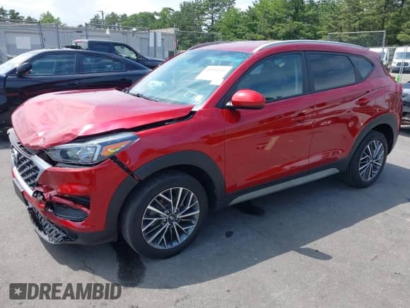 2021 Hyundai Tucson Limited with VIN KM8J3CAL2MU397601, listed as a IAAI auction lot 42594241 with 21,353 mi miles and . Bid and sale history available at DreamBid. Image 2.