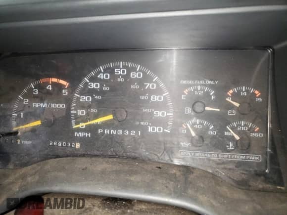 1995 Chevrolet Silverado 3500 с VIN 1GCHK33F2SF002296, выставлен на аукционе Copart как лот 81612483 с пробегом 269 032 миль миль и Списание • Salvage title. История ставок и продаж доступна на DreamBid. Изображение 9.