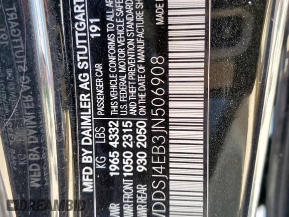 2018 Mercedes-Benz CLA 250 с VIN WDDSJ4EB3JN506908, выставлен на аукционе Copart как лот 80680625 с пробегом 159 490 миль миль и Чистый • Clean title. История ставок и продаж доступна на DreamBid. Изображение 12.