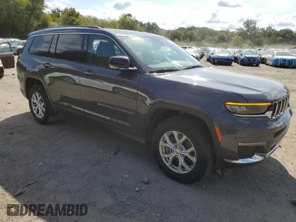 2023 Jeep Grand Cherokee Limited with VIN 1C4RJKBG8P8858225, listed as a Copart auction lot 66530615 with 13,094 mi miles and Salvage title. Bid and sale history available at DreamBid. Image 4.