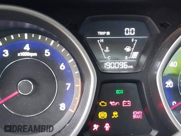 2014 Hyundai Elantra SE with VIN 5NPDH4AE1EH458684, listed as a IAAI auction lot 43311051 with 190,096 mi miles and . Bid and sale history available at DreamBid. Image 7.