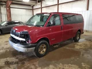 2006 Chevrolet Express Passenger с VIN 1GAHG35U961272036, выставлен на аукционе Copart как лот 43362255 с пробегом 214 994 миль миль и Чистый • Clean title. История ставок и продаж доступна на DreamBid. Изображение 1.