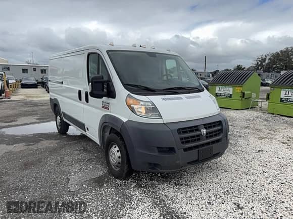 2017 Ram ProMaster Cargo с VIN 3C6TRVAG9HE512121, выставлен на аукционе Copart как лот 86593005 с пробегом 161 793 миль миль и Чистый • Clean title. История ставок и продаж доступна на DreamBid. Изображение 1.