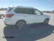 2019 Nissan Pathfinder Platinum with VIN 5N1DR2MN6KC630675, listed as a Copart auction lot 47729545 with 57,111 mi miles and Salvage title. Bid and sale history available at DreamBid. Image 3.