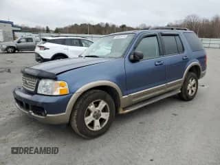 2003 Ford Explorer Eddie Bauer z VIN 1FMZU74K53ZB20582, wystawiony jako Copart lot #85461414 z przebiegiem 111 416 mil mil oraz Nie do naprawy • Non repairable. Historia ofert i sprzedaży dostępna na DreamBid. Obrazek 1.