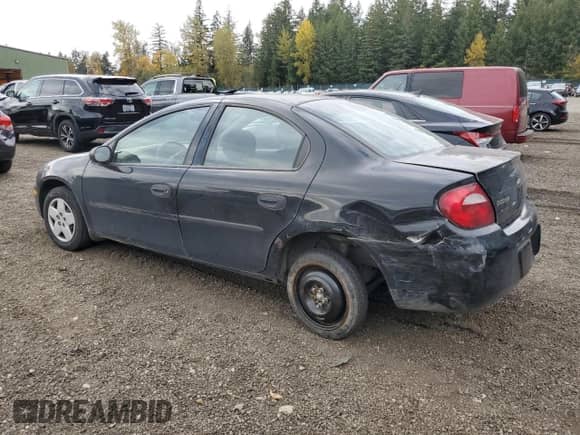 2003 Dodge Neon SE with VIN 1B3ES26C63D229990, listed as a Copart auction lot 75457134 with 178,329 mi miles and Salvage title. Bid and sale history available at DreamBid. Image 2.