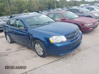 2010 Dodge Avenger SXT with VIN 1B3CC4FB1AN145235, listed as a IAAI auction lot 43540045 with 125,295 mi miles and . Bid and sale history available at DreamBid. Image 1.