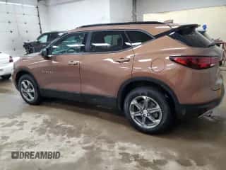 2023 Chevrolet Blazer LT с VIN 3GNKBHR47PS223489, выставлен на аукционе Copart как лот 80429565 с пробегом 45 169 миль миль и Чистый • Clean title. История ставок и продаж доступна на DreamBid. Изображение 2.