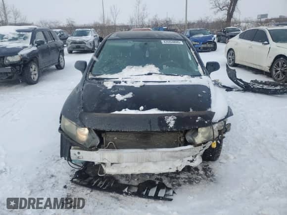 2010 Honda Civic with VIN 2HGFA1F23AH034325, listed as a Copart auction lot 43553895 with 163,372 mi miles and Salvage title. Bid and sale history available at DreamBid. Image 5.