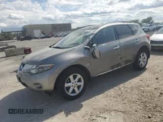 2009 Nissan Murano S z VIN JN8AZ18W09W125278, wystawiony jako Copart lot #58233835 z przebiegiem 96 646 mil mil oraz Szkoda całkowita • Salvage title. Historia ofert i sprzedaży dostępna na DreamBid. Obrazek 1.