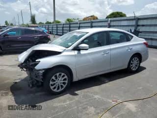 2019 Nissan Sentra SV with VIN 3N1AB7AP8KY290969, listed as a Copart auction lot 67758205 with 93,128 mi miles and Non repairable. Bid and sale history available at DreamBid. Image 1.