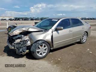 2003 Honda Accord EX with VIN 1HGCM66523A060062, listed as a Copart auction lot 83845015 with 177,271 mi miles and Salvage title. Bid and sale history available at DreamBid. Image 1.