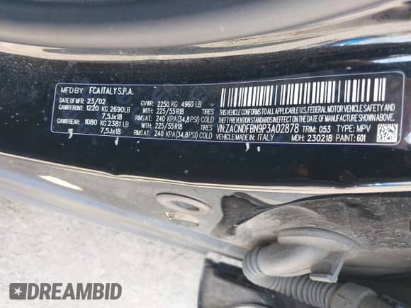 2023 Dodge Hornet GT Plus z VIN ZACNDFBN9P3A02878, wystawiony jako IAAI lot #42838814 z przebiegiem 62 480 mil mil oraz . Historia ofert i sprzedaży dostępna na DreamBid. Obrazek 9.