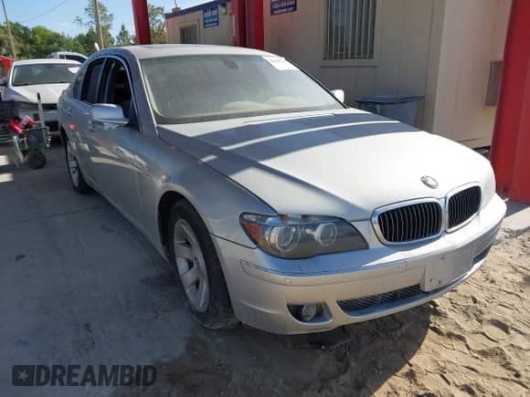 2006 BMW 7 Series 750i with VIN WBAHL83516DT04002, listed as a IAAI auction lot 41828738 with 109,626 mi miles and . Bid and sale history available at DreamBid. Image 1.