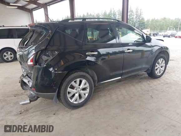 2012 Nissan Murano LE with VIN JN8AZ1MW6CW235412, listed as a IAAI auction lot 43210564 with 104,814 mi miles and . Bid and sale history available at DreamBid. Image 4.