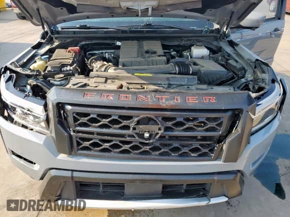 2023 Nissan Frontier SV with VIN 1N6ED1EKXPN664875, listed as a Copart auction lot 67924835 with 37,160 mi miles and Salvage title. Bid and sale history available at DreamBid. Image 11.