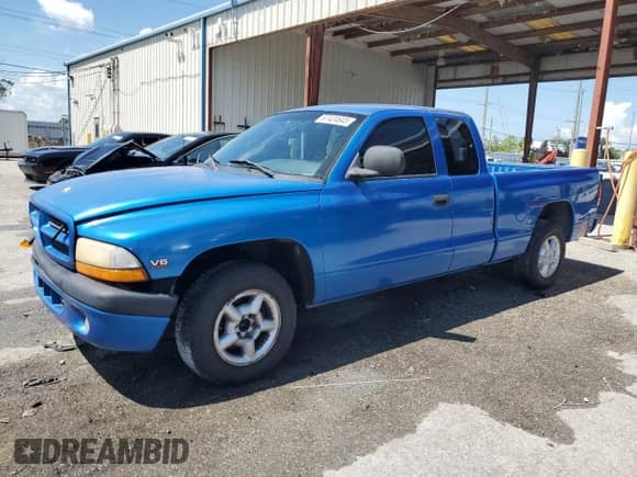 1999 Dodge Dakota SLT with VIN 1B7GL22X3XS237429, listed as a Copart auction lot 67424645 with 175,953 mi miles and Salvage title. Bid and sale history available at DreamBid. Image 1.