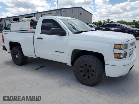 2015 Chevrolet Silverado 1500 Work Truck z VIN 1GCNKPEH9FZ194491, wystawiony jako Copart lot #55606995 z przebiegiem 115 266 mil mil oraz Czysty tytuł • Clean title. Historia ofert i sprzedaży dostępna na DreamBid. Obrazek 4.