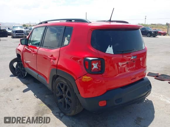 2018 Jeep Renegade Latitude with VIN ZACCJABB2JPH19115, listed as a IAAI auction lot 42666680 with 60,901 mi miles and . Bid and sale history available at DreamBid. Image 14.