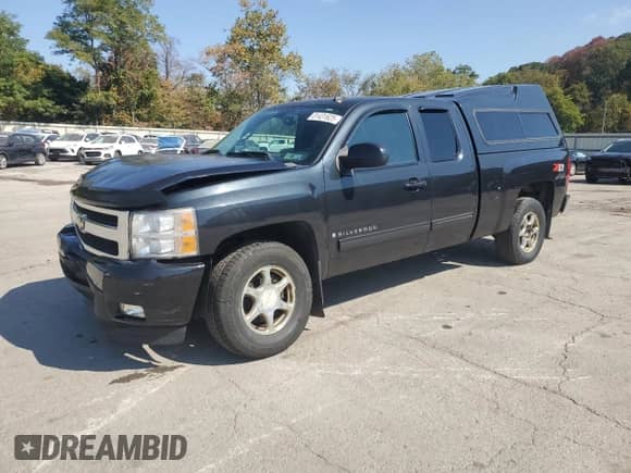 2009 Chevrolet Silverado 1500 LTZ z VIN 1GCEK39J69Z154749, wystawiony jako Copart lot #81431625 z przebiegiem 69 535 mil mil oraz Szkoda całkowita • Salvage title. Historia ofert i sprzedaży dostępna na DreamBid. Obrazek 1.