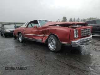 1977 Chevrolet Monte Carlo z VIN 1H57U7K464470, wystawiony jako Copart lot #71591905 z przebiegiem 31 015 mil mil oraz Szkoda całkowita • Salvage title. Historia ofert i sprzedaży dostępna na DreamBid. Obrazek 4.